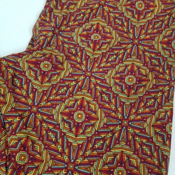 NWOT Lularoe OS Leggings Womens One Size Print - Picture 2 of 3
